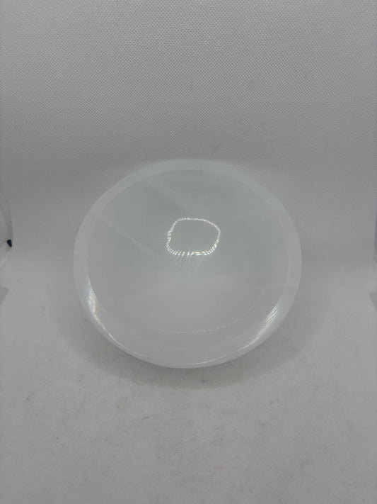Selenite Bowl Medium Round
