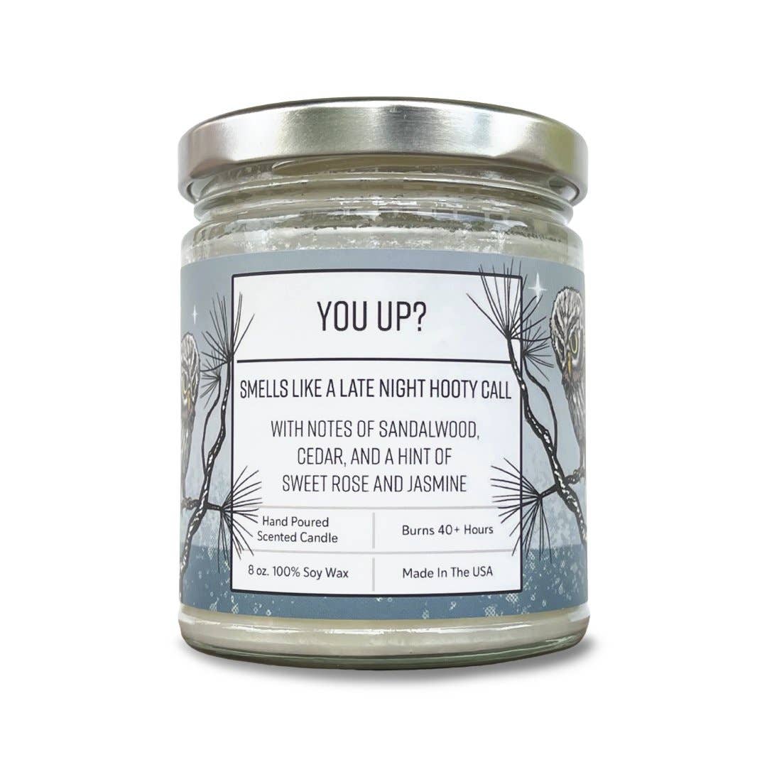 Scented Candle | Sandalwood Candle | Cedar Candle | You Up?
