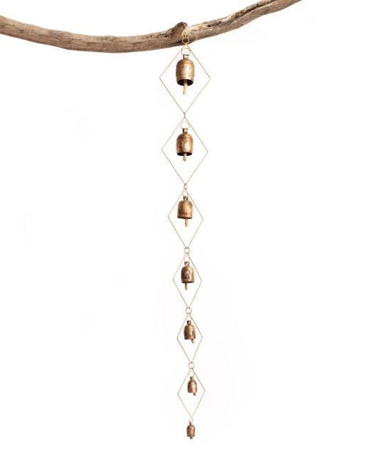 Sa Re Ga Ma 7 Bell, Hand-tuned Garden Wind Chime India