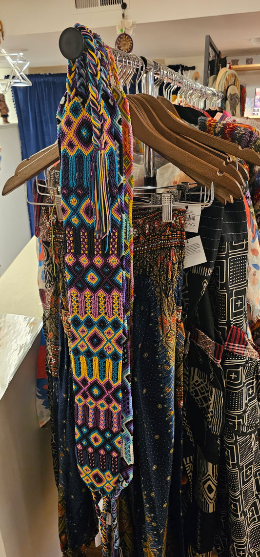 Macrame Wide Belt- Made in Mexico