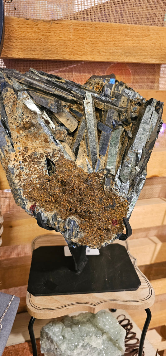 Vivianite-5.8 KG on Stand