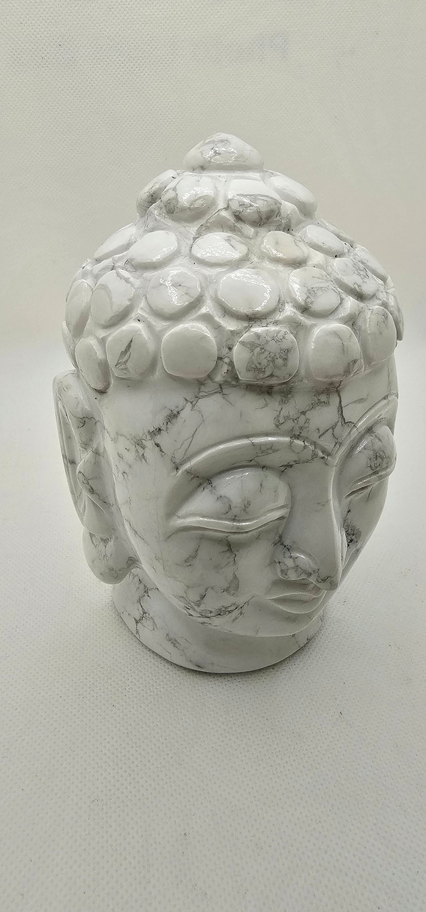 Howlite Buddha Head