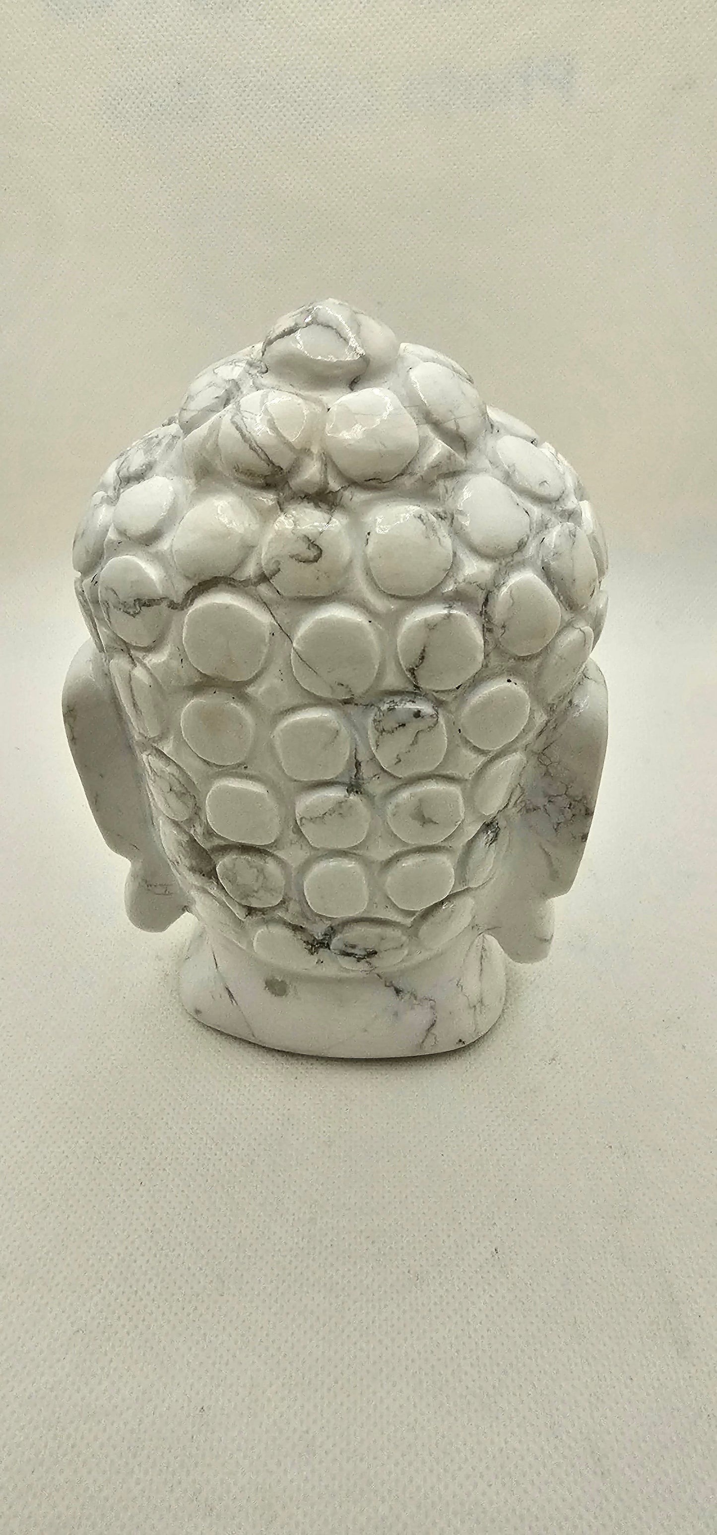 Howlite Buddha Head