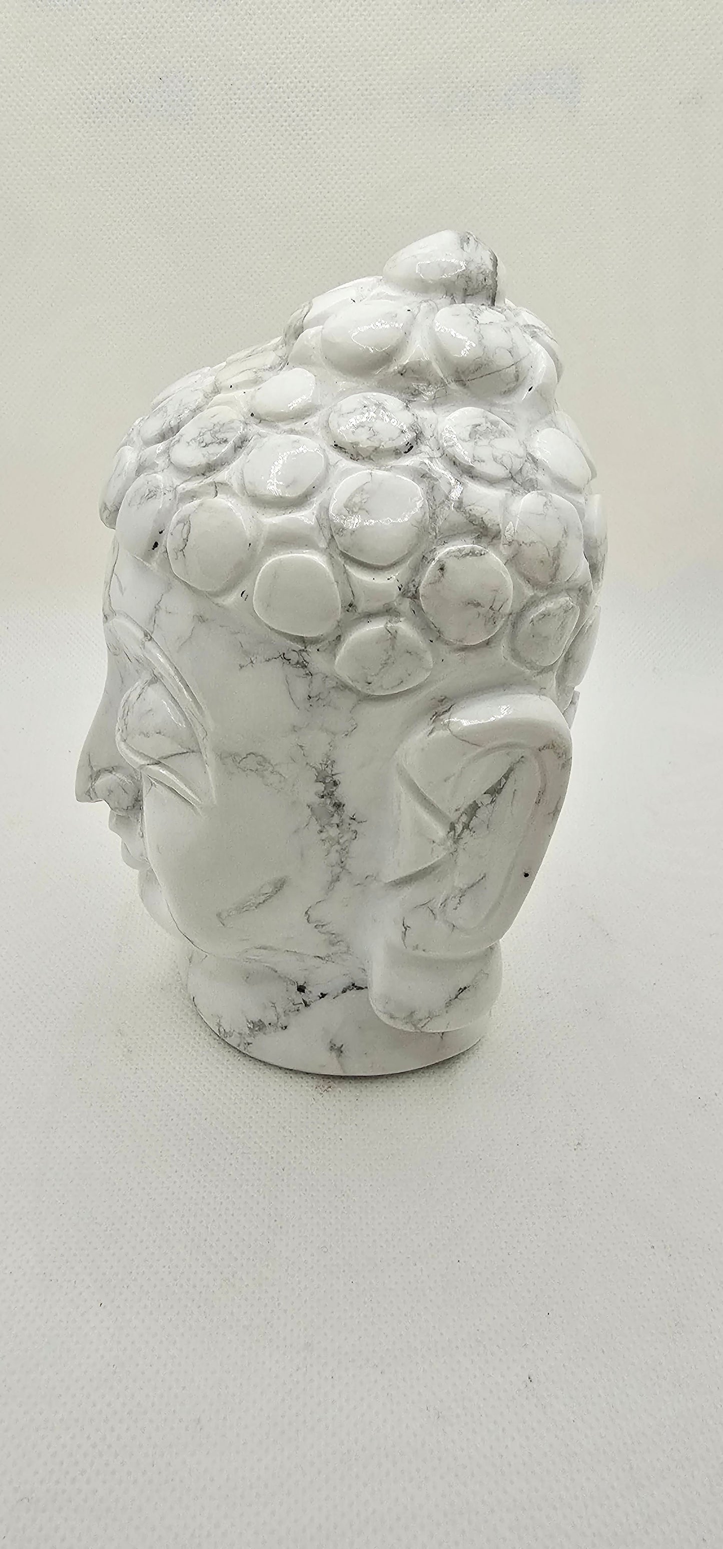 Howlite Buddha Head