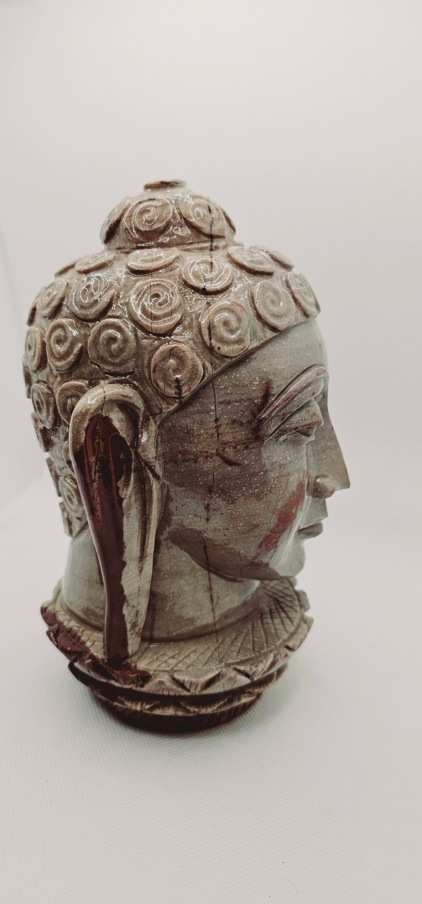 Shiva Lingham Buddha Head