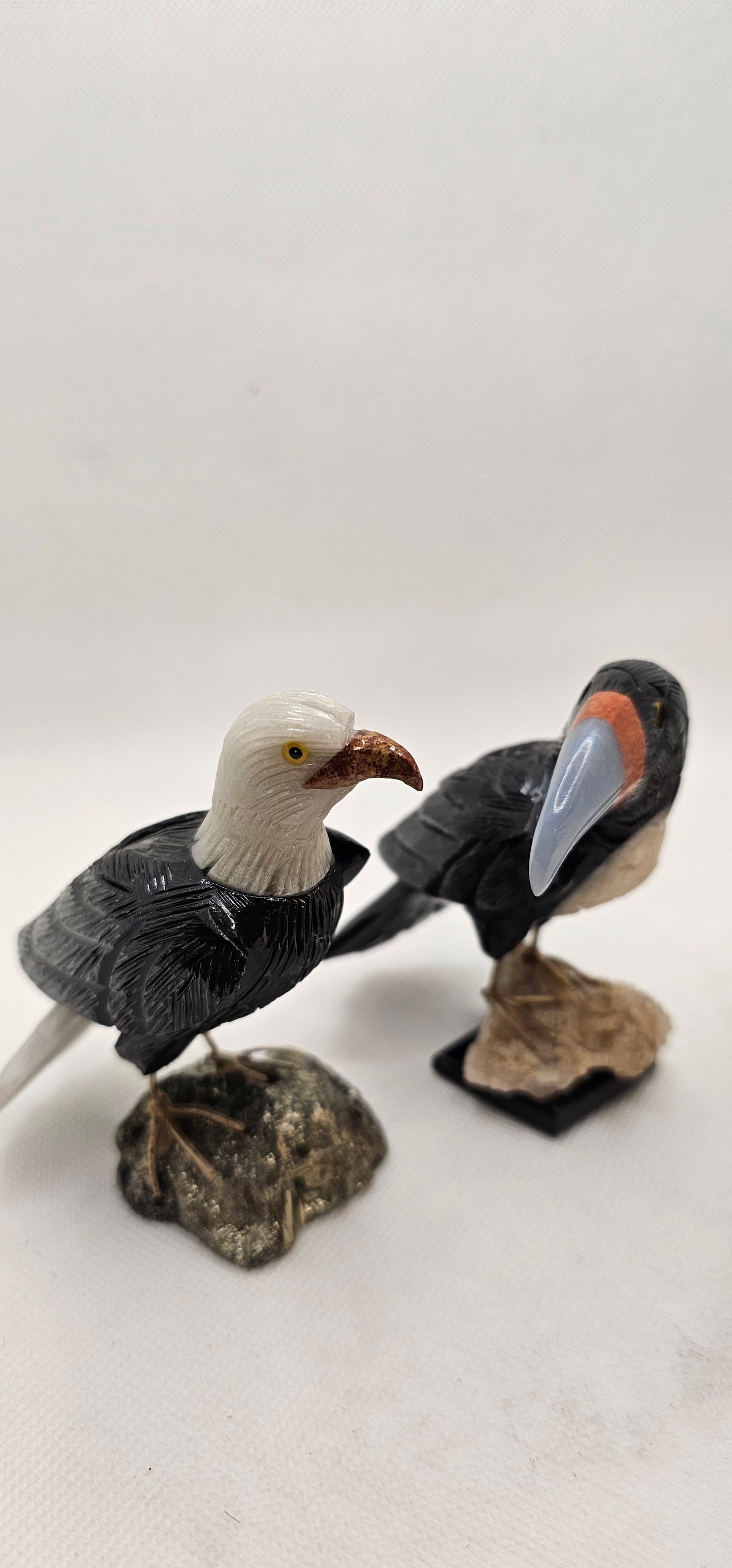 Carved Stone Birds
