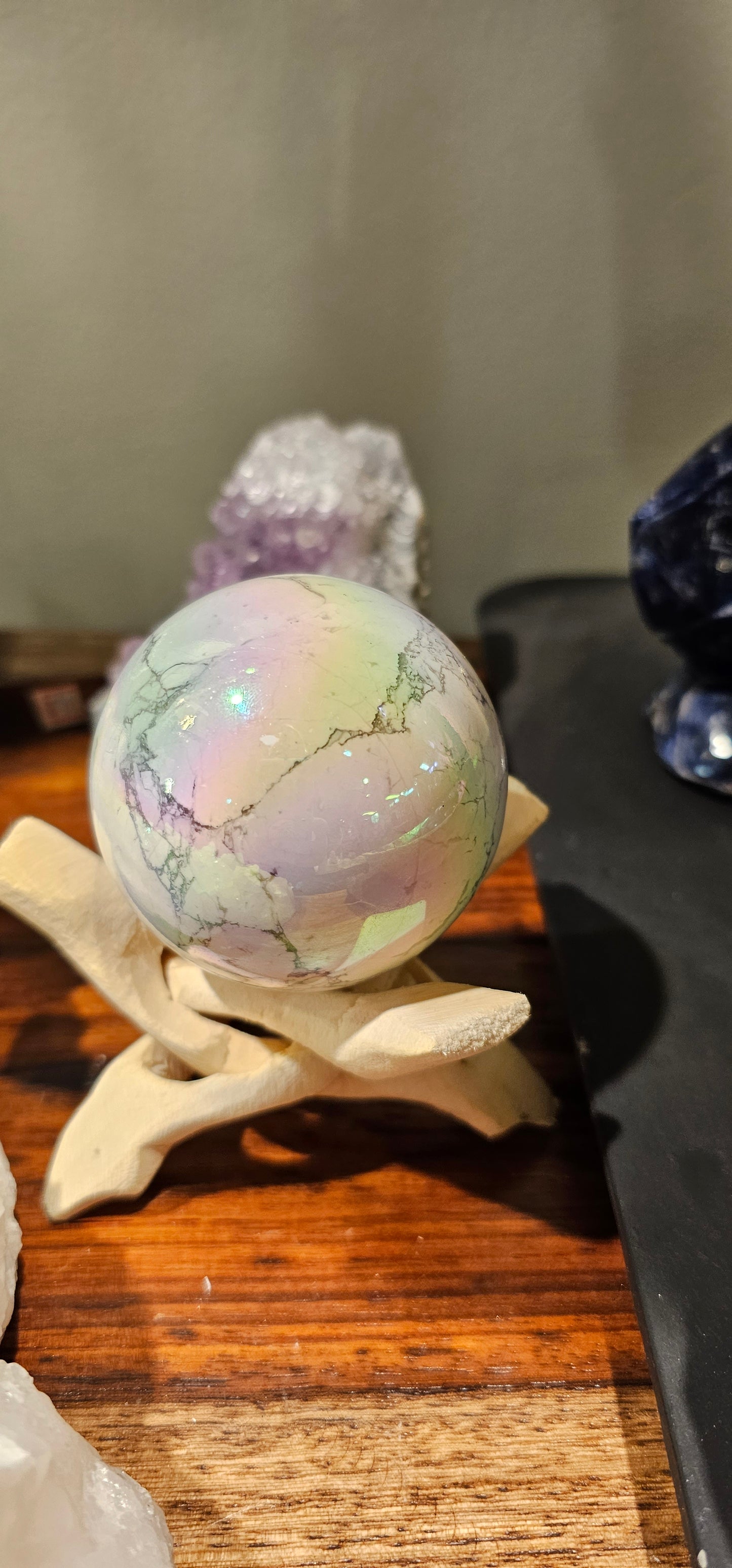 Howlite Aura Sphere