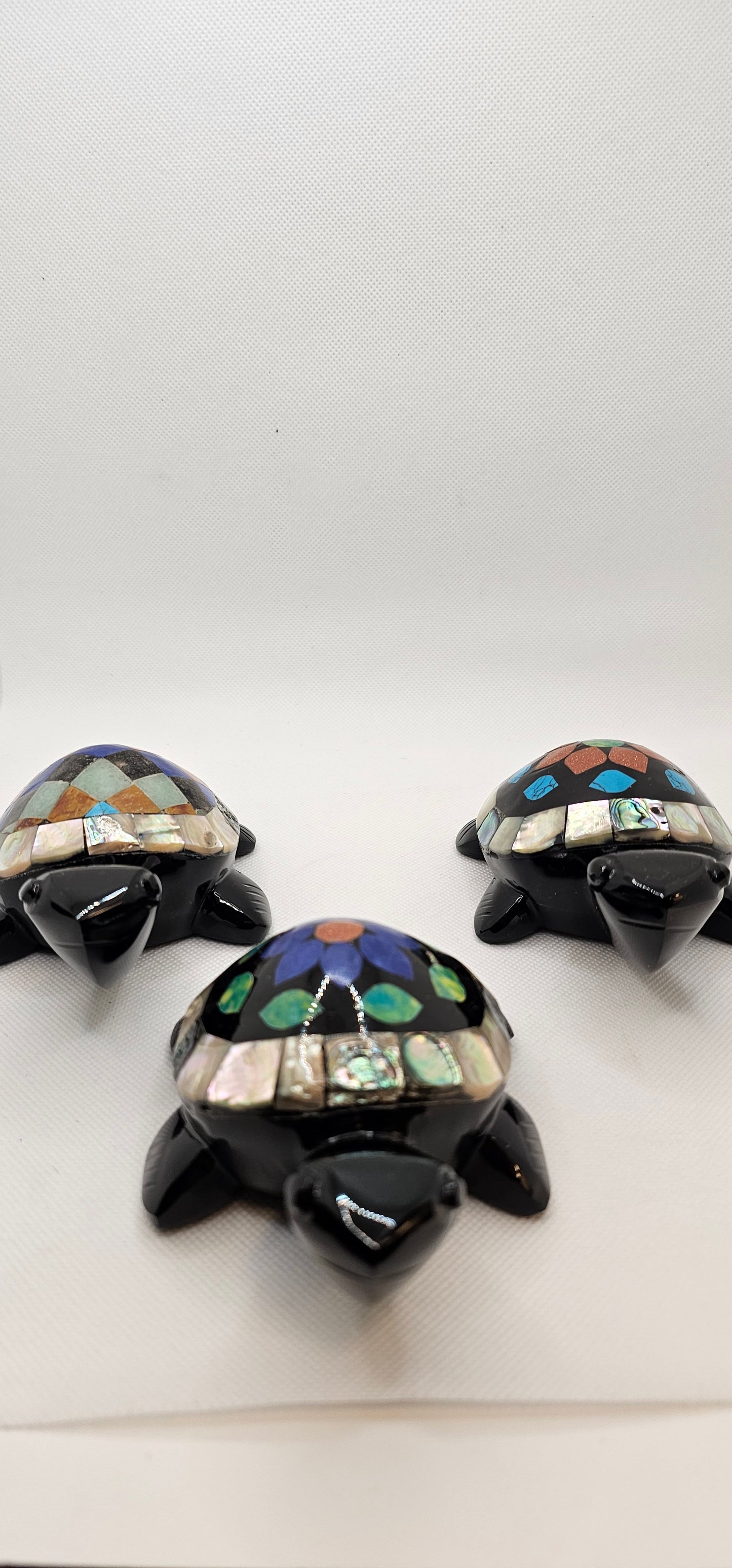 Tortoise Obsidian with Stone Inlay