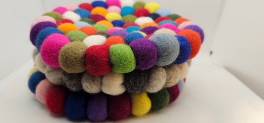 Felt Ball Trivet 10 inch
