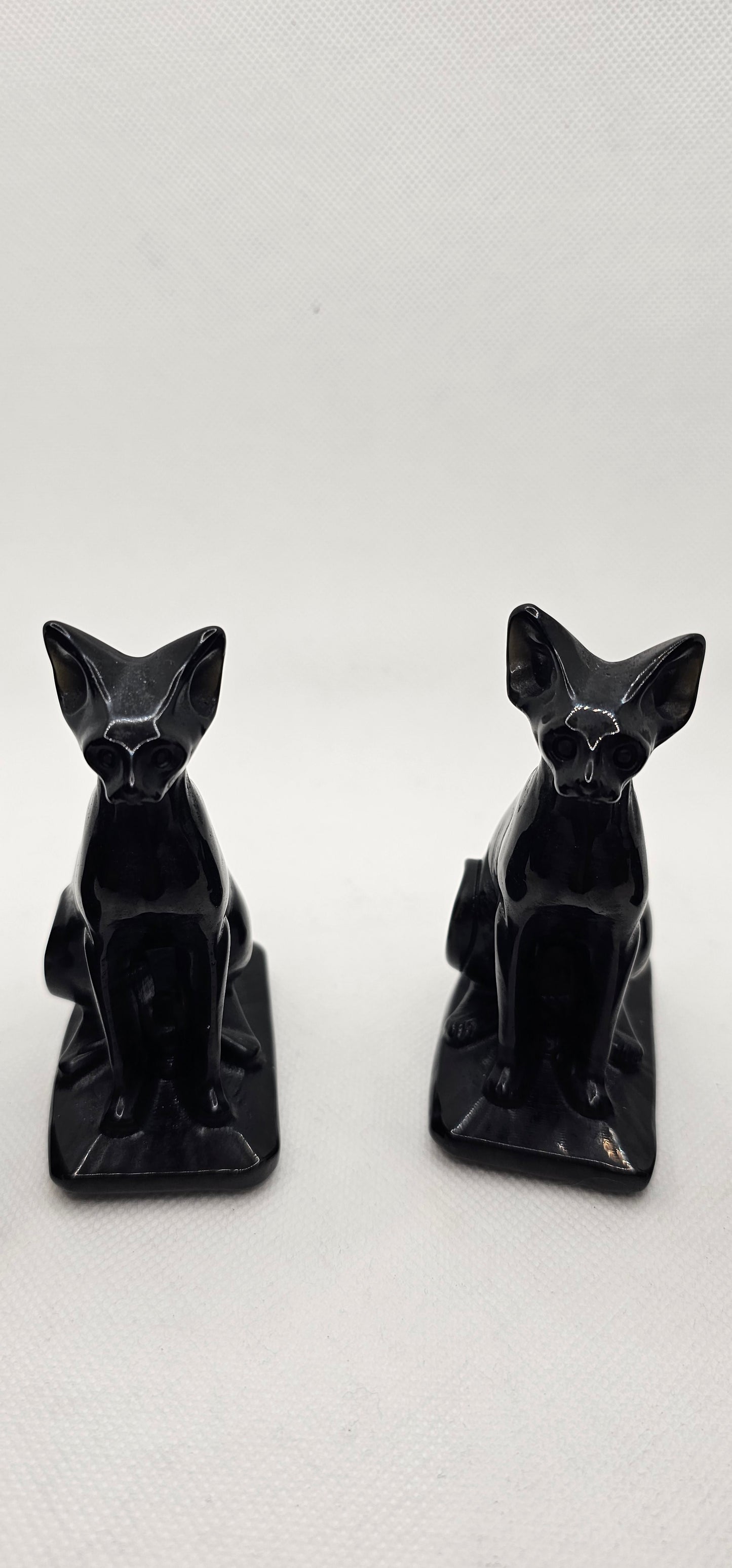 Egyptian Obsidian Cats