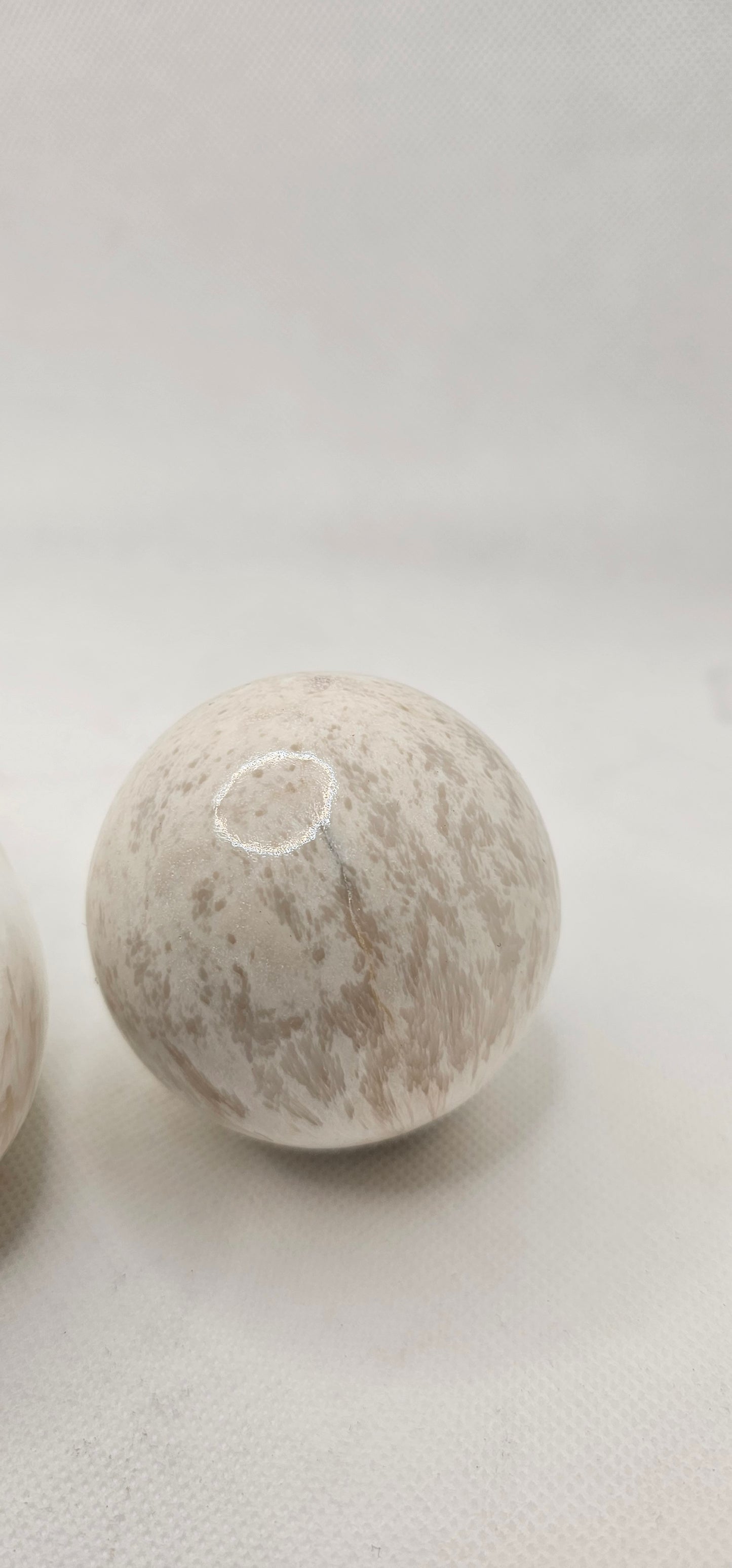 Scolecite Sphere or Oval Stone or Flower Agate