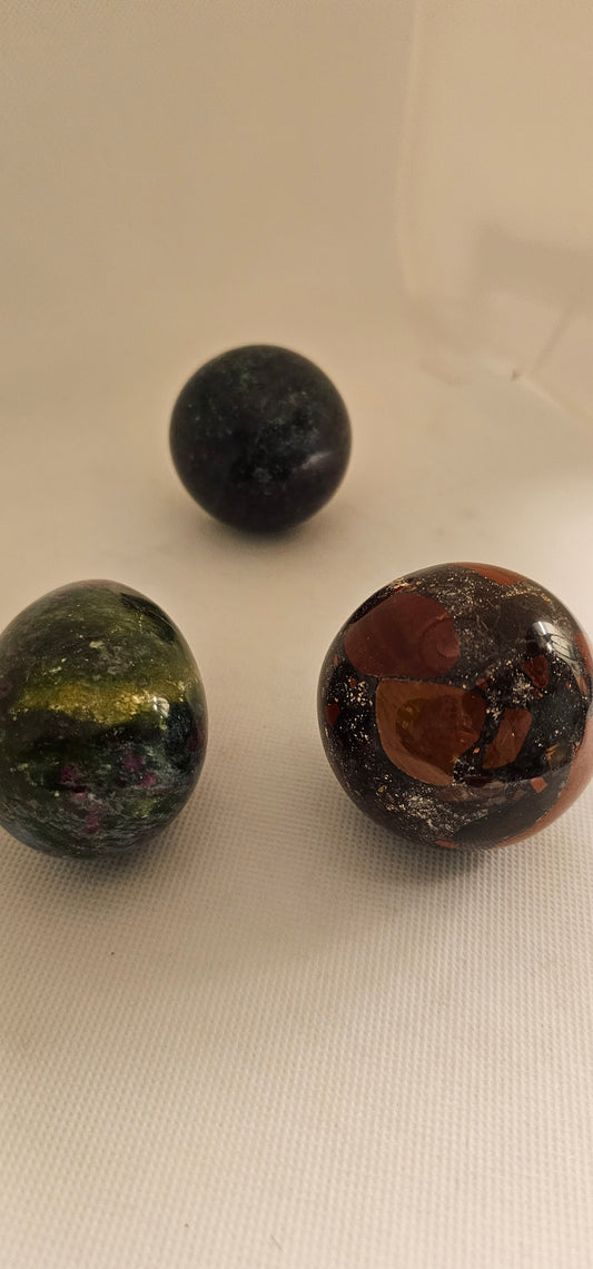 Breccitated Jasper or Ruby in Fuchsite