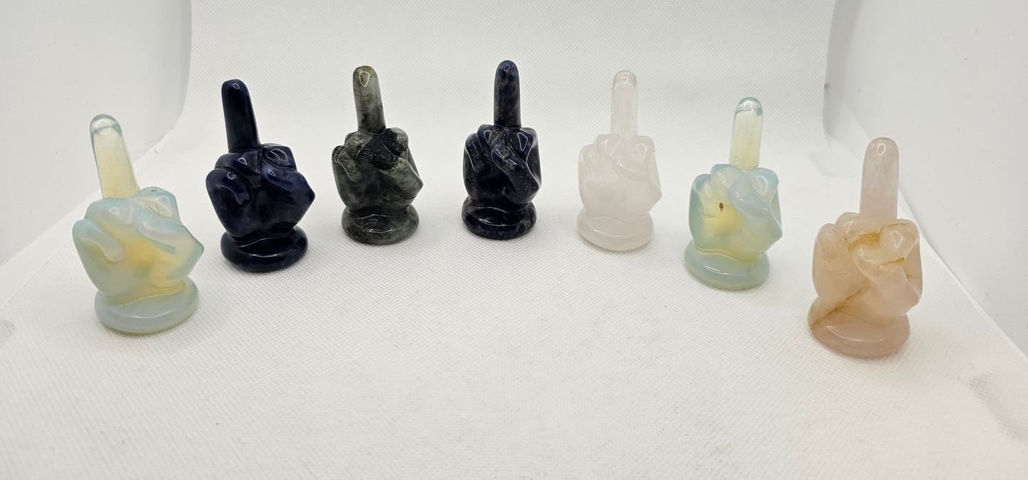 Middle Finger Figurines- 2-2.5 Inches Approx.