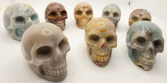 Stone Skulls- Various 2 Inch Approx.