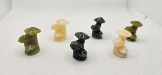 Stone Mushroom Baby Trio