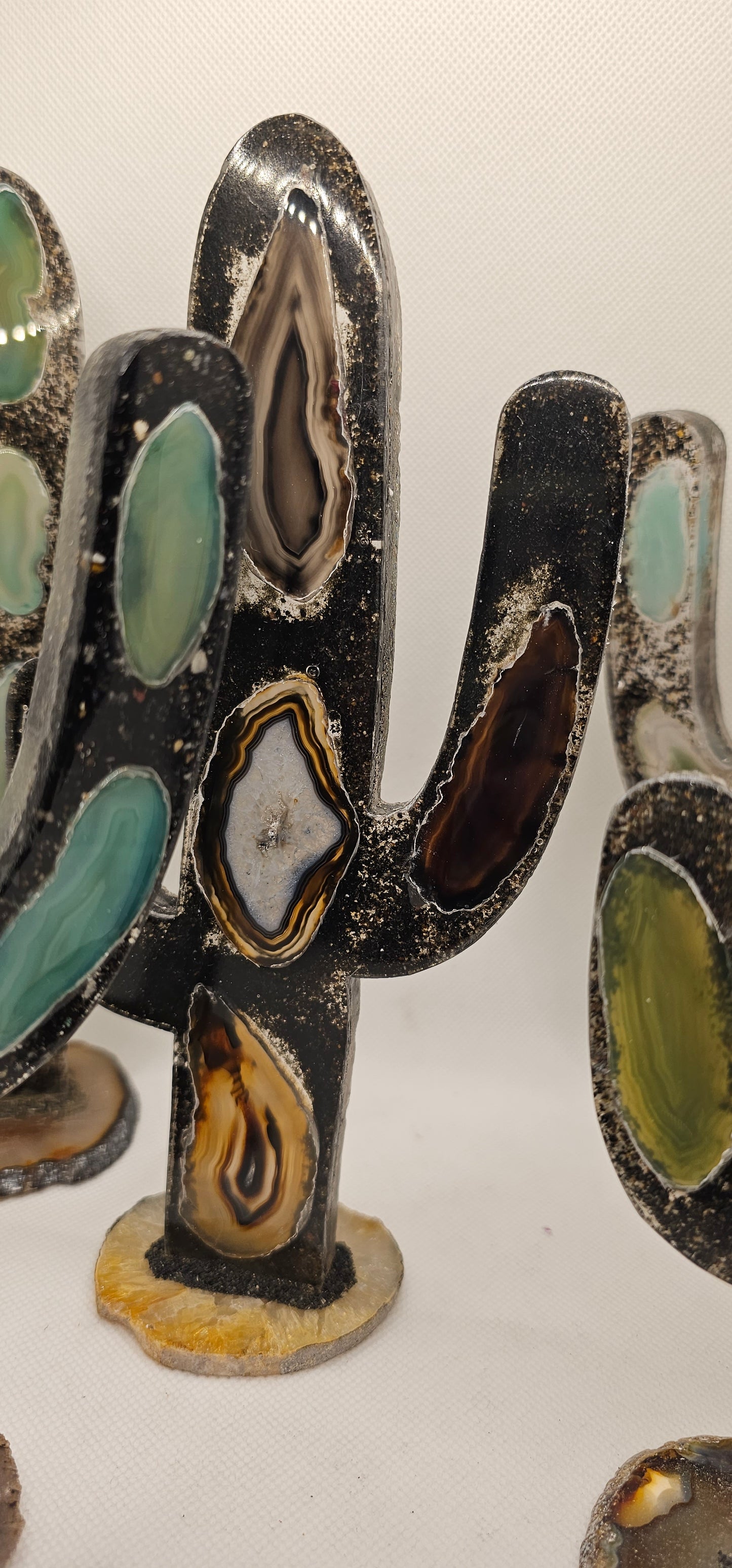 Cactus Geode Encoated in Resin