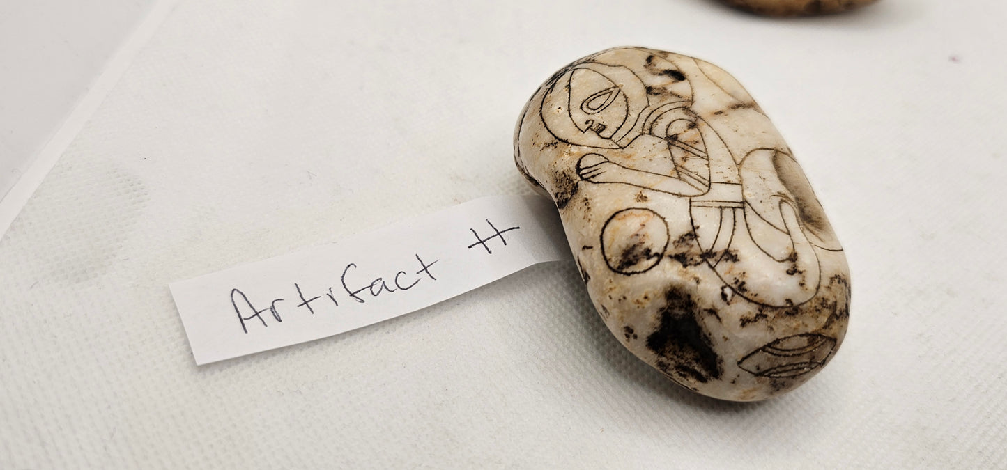 Jalisco Mexico Artifacts- Alien Artifact B, G & H- Palm Sized