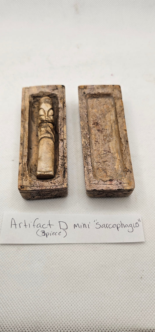 Jalisco Mexico Artifacts- Alien Carvings- Sarcophagus- Artifact D 3-Piece