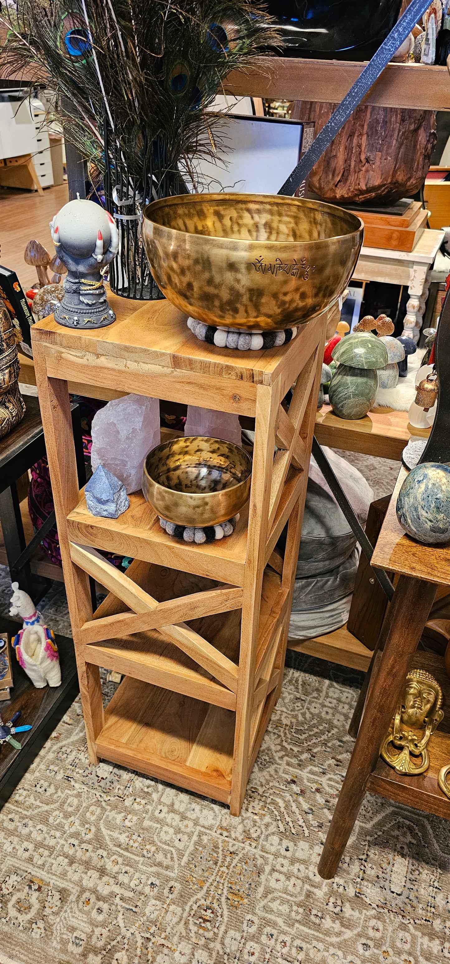 Carved Tibetan Bowl 8.5"