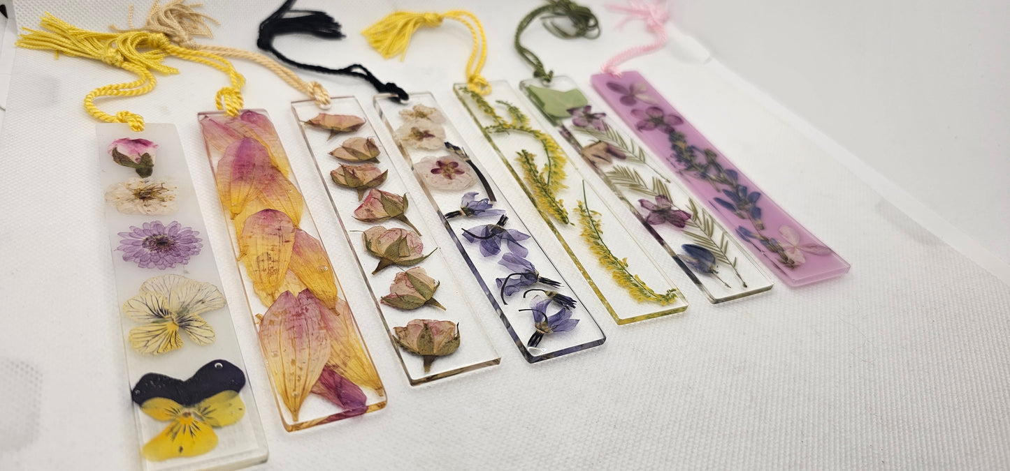 Wildflower Book Marks Made of Resin- Made in Montana