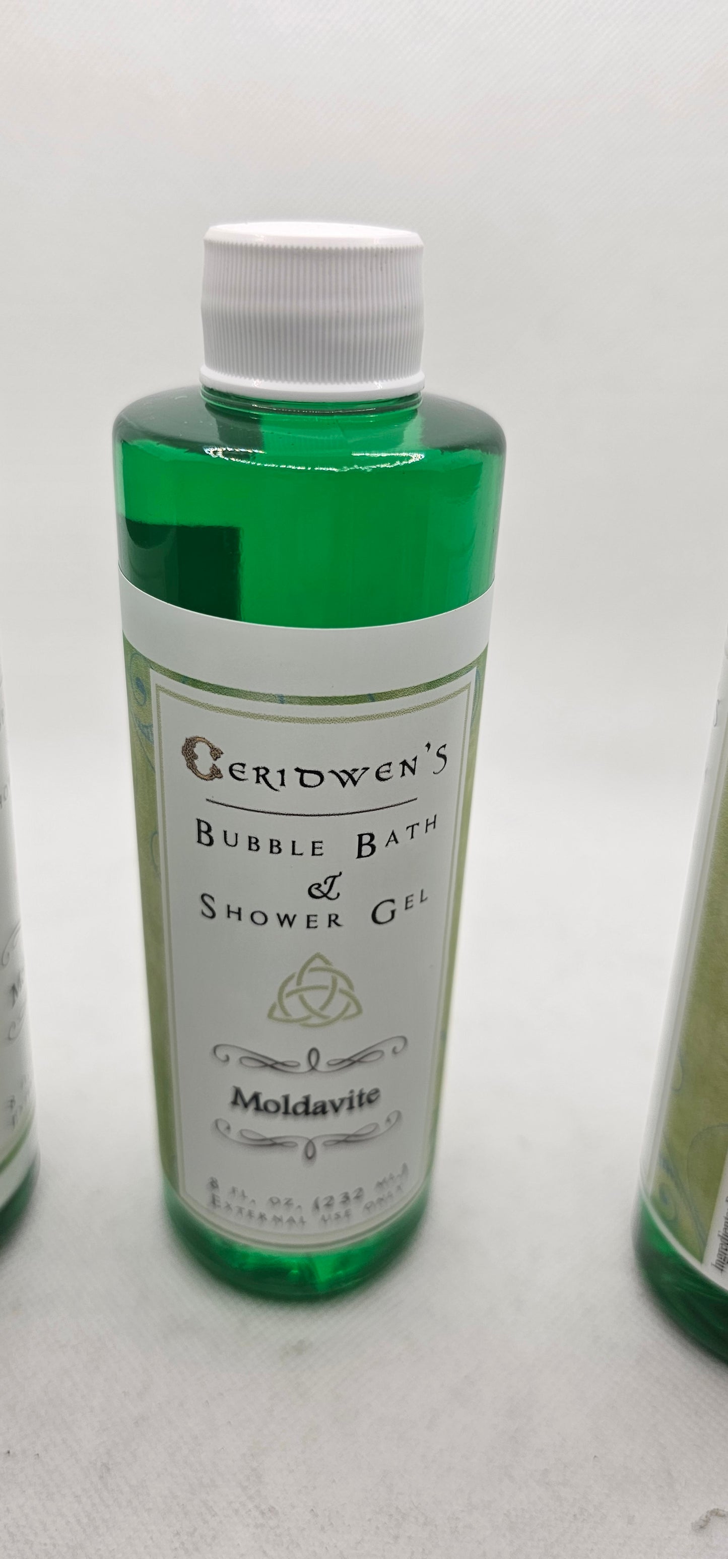 Moldavite Bubble Bath & Shower Gel For Transformation, Celestial Connections