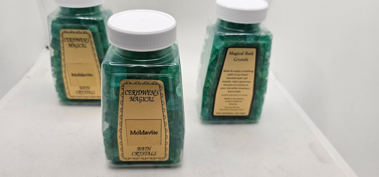 Moldavite Bath Crystals