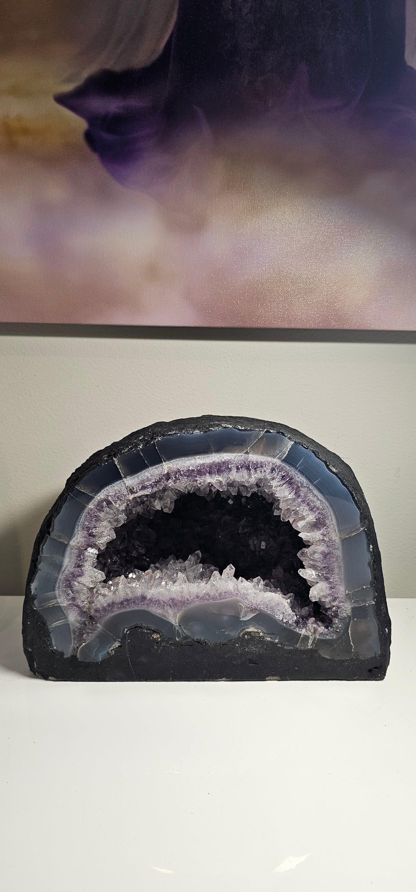 Amethyst Geode- Looks like a mystical cave