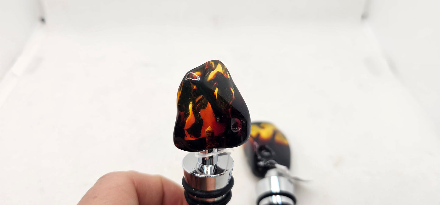 Amber Wine Stoppers