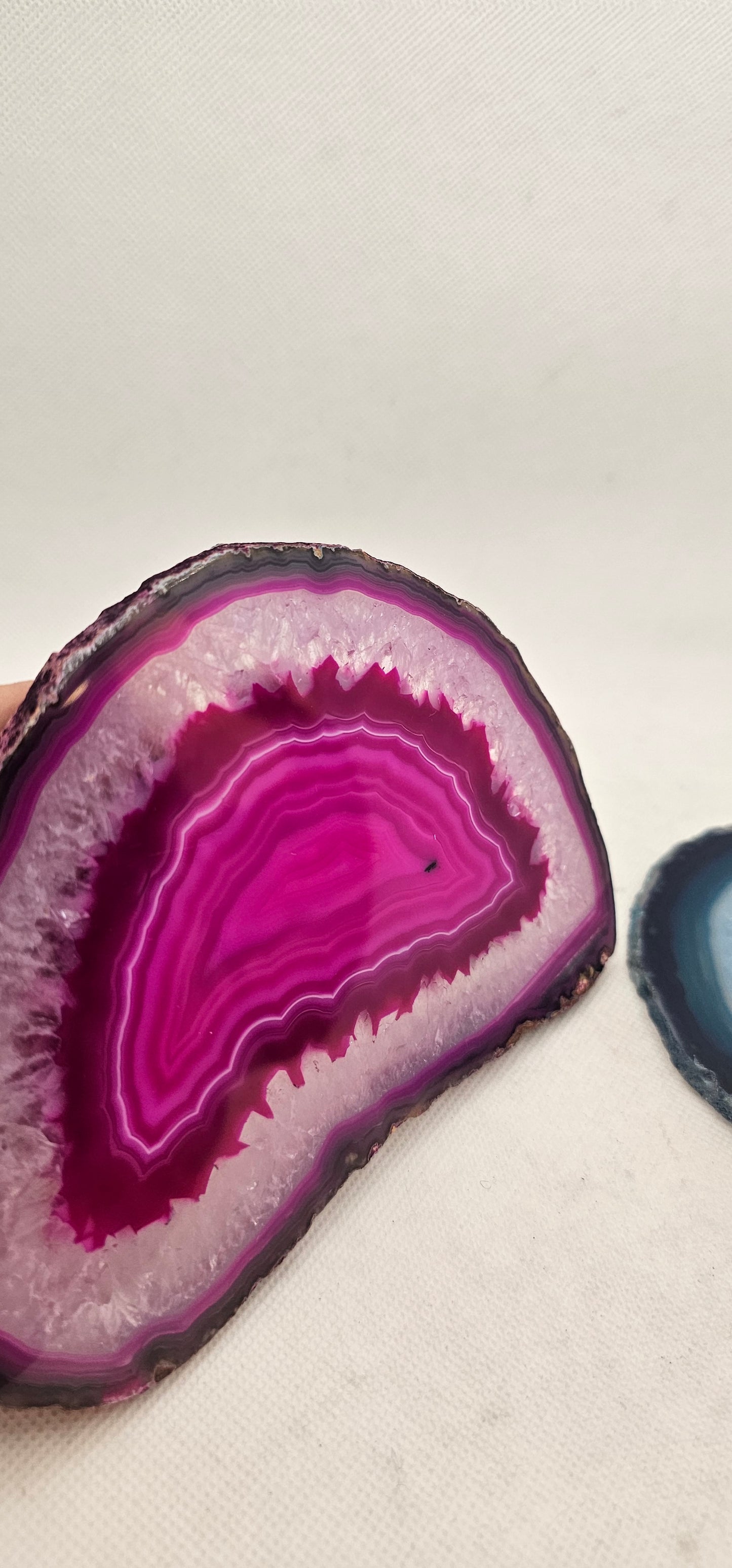 Sliced Agate Pink or Blue Varieties