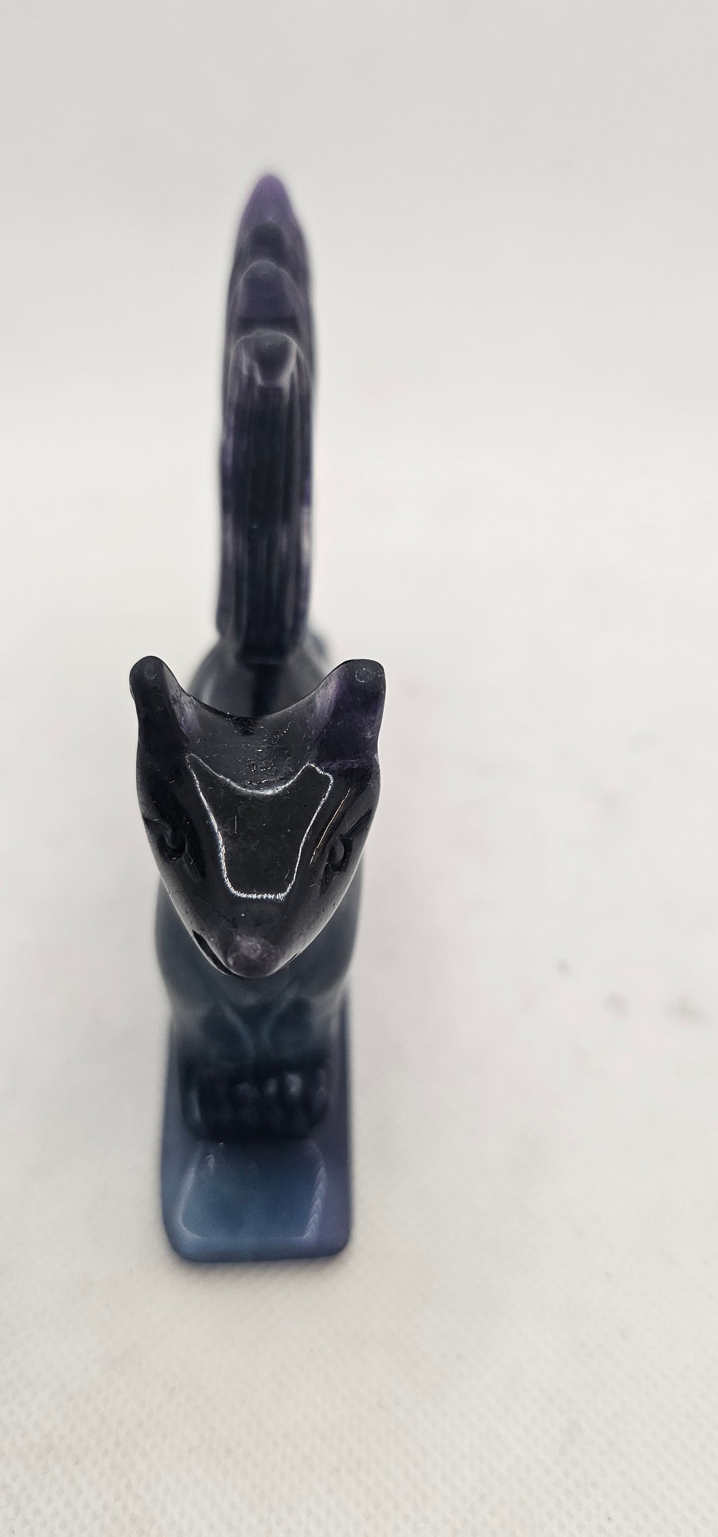 Flourite Fox with Fan Tails