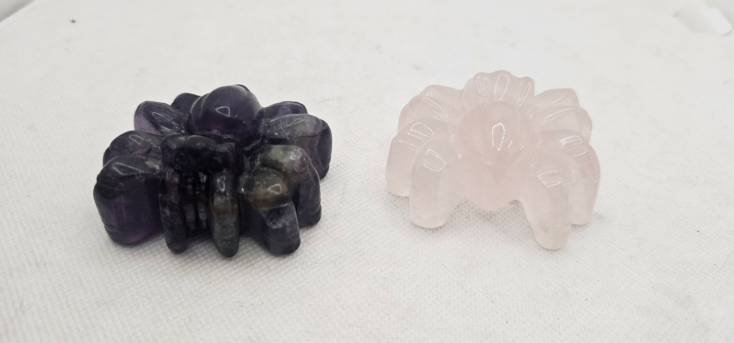 Stone Spider Figurine