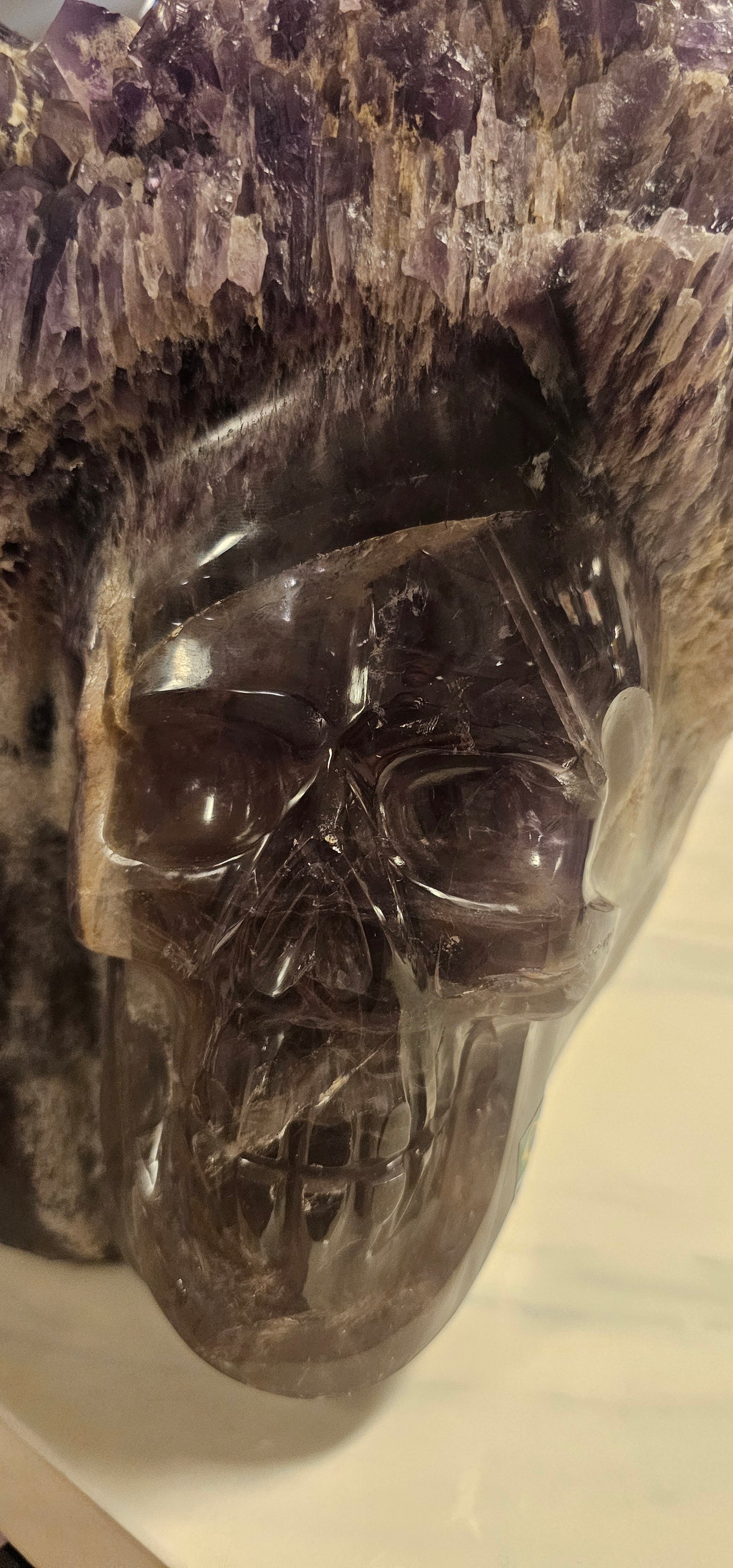 Amethyst Skull Carvings
