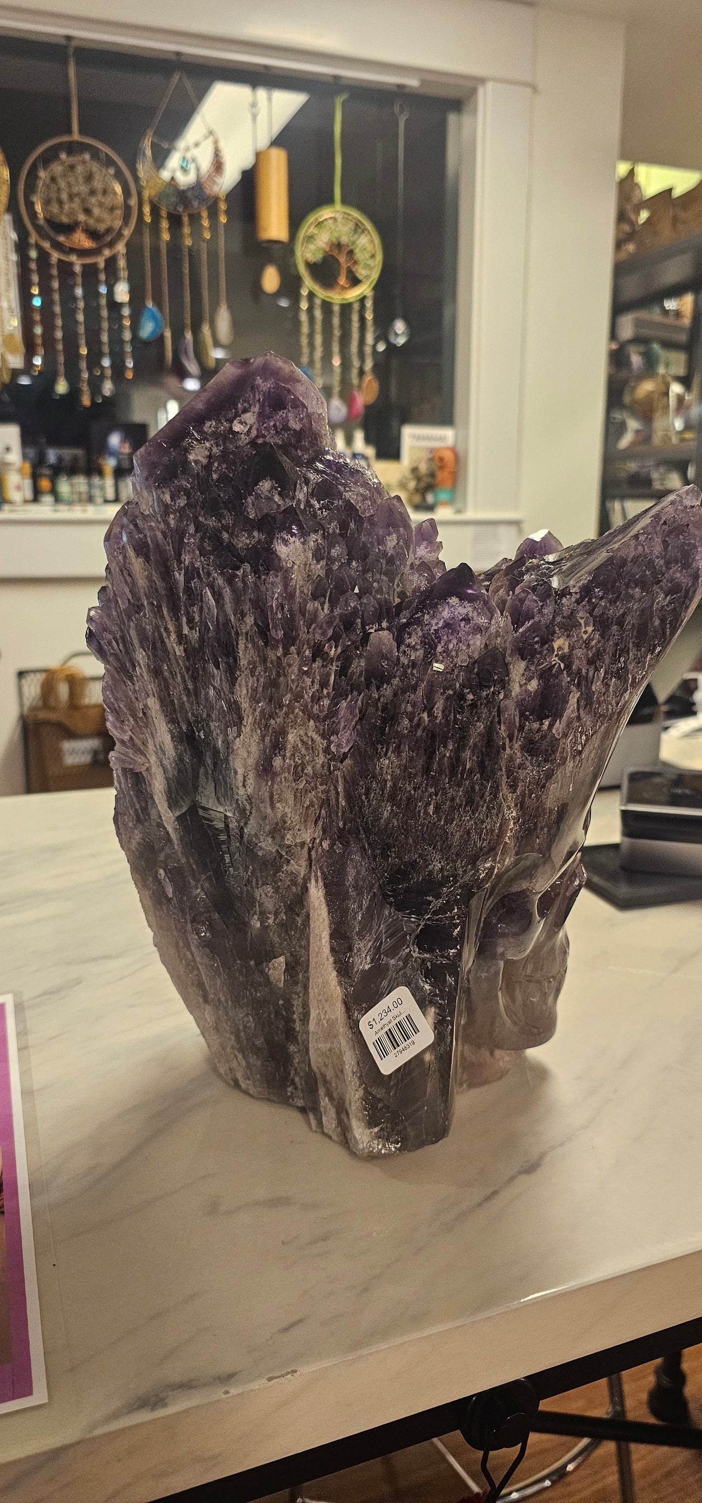Amethyst Skull Carvings