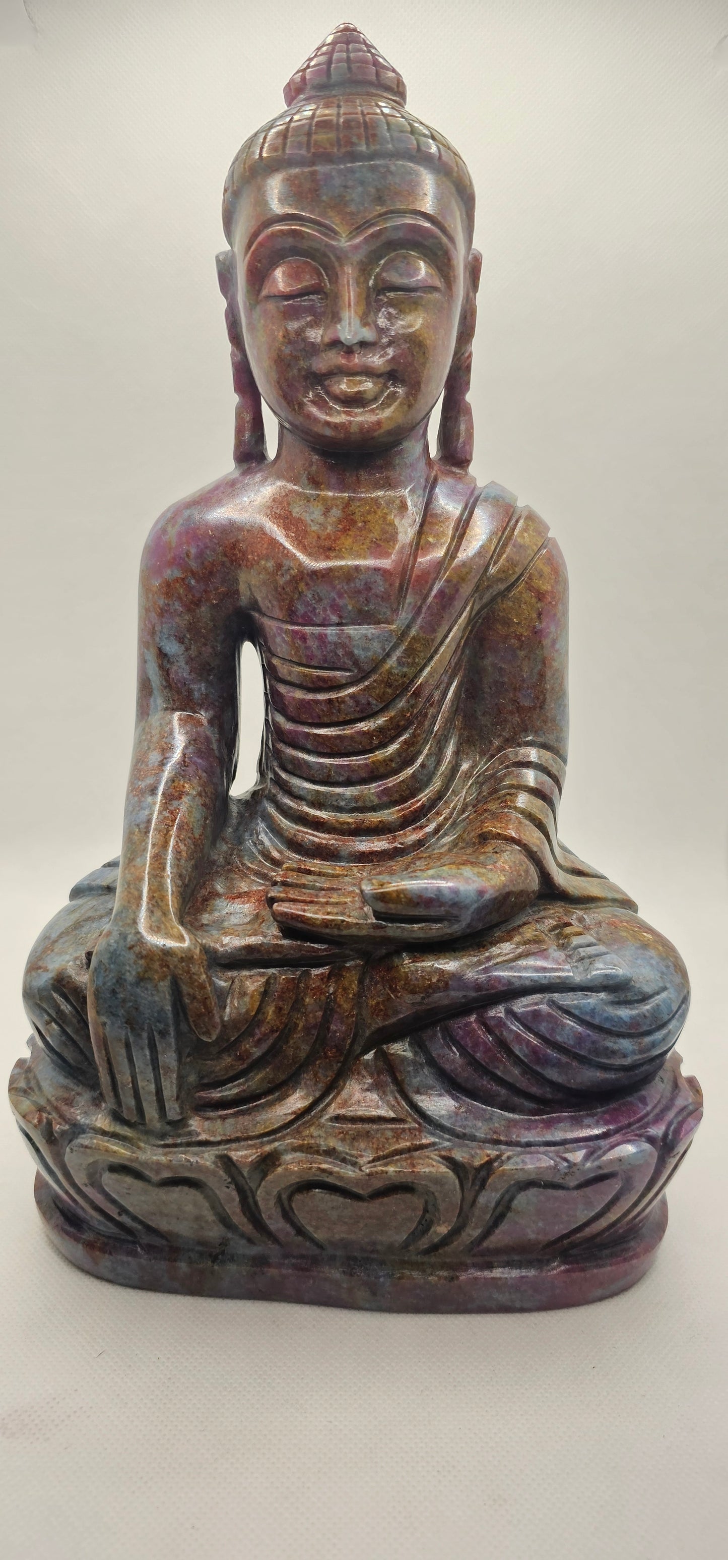Ruby in Kyanite Seated Buddha