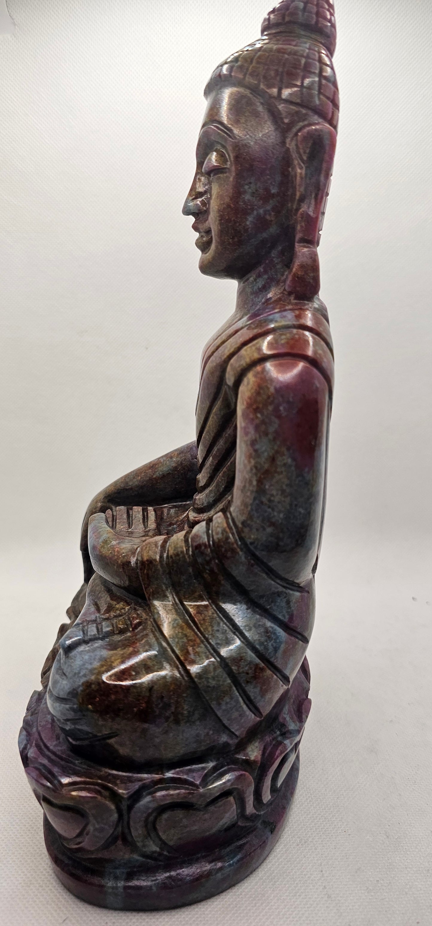 Ruby in Kyanite Seated Buddha