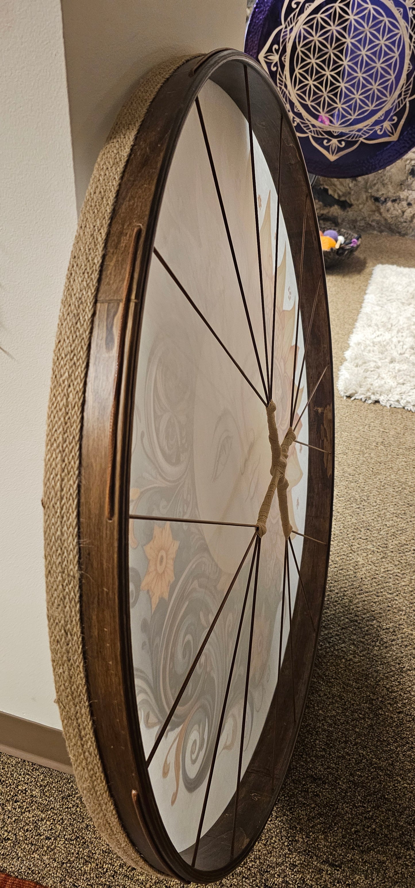 40" Shaman Drum with carrying bag