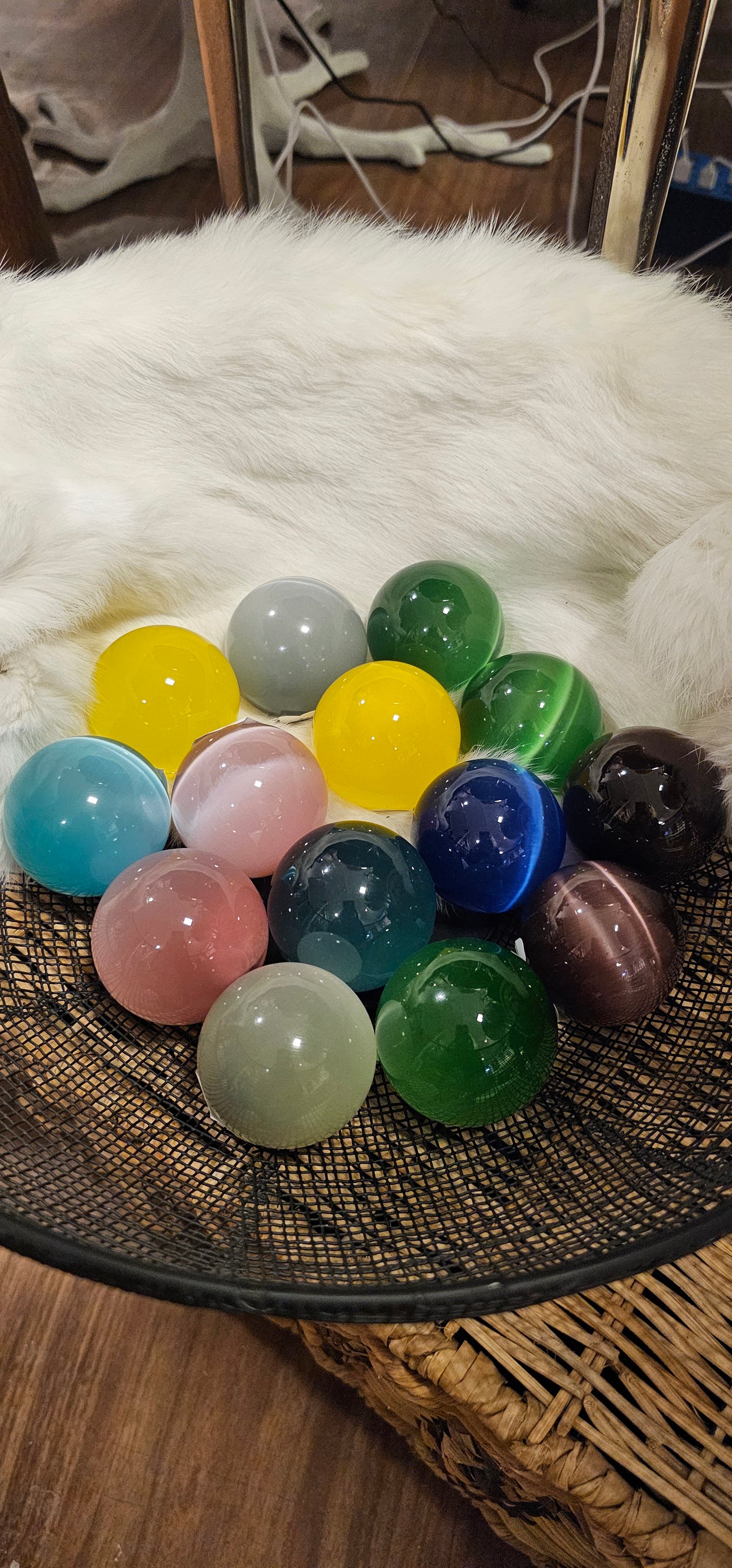 Glass Spheres Approx 2 Inches- various colors