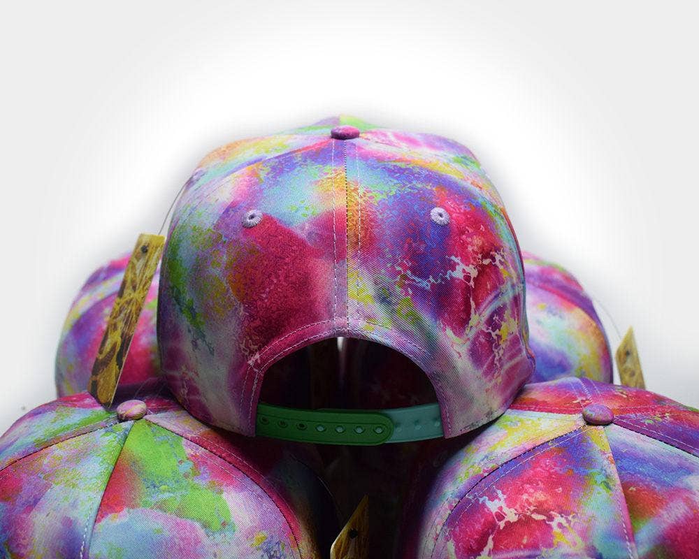 Marbleized Madness Limited Edition Flat Brim Hat: Regular & XL