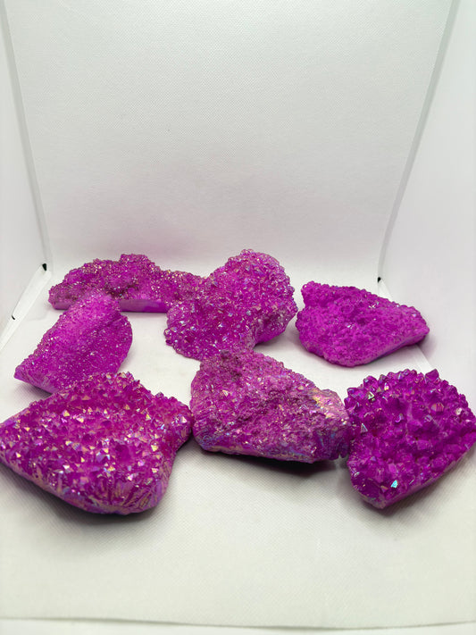 Crystal Druzy Purple