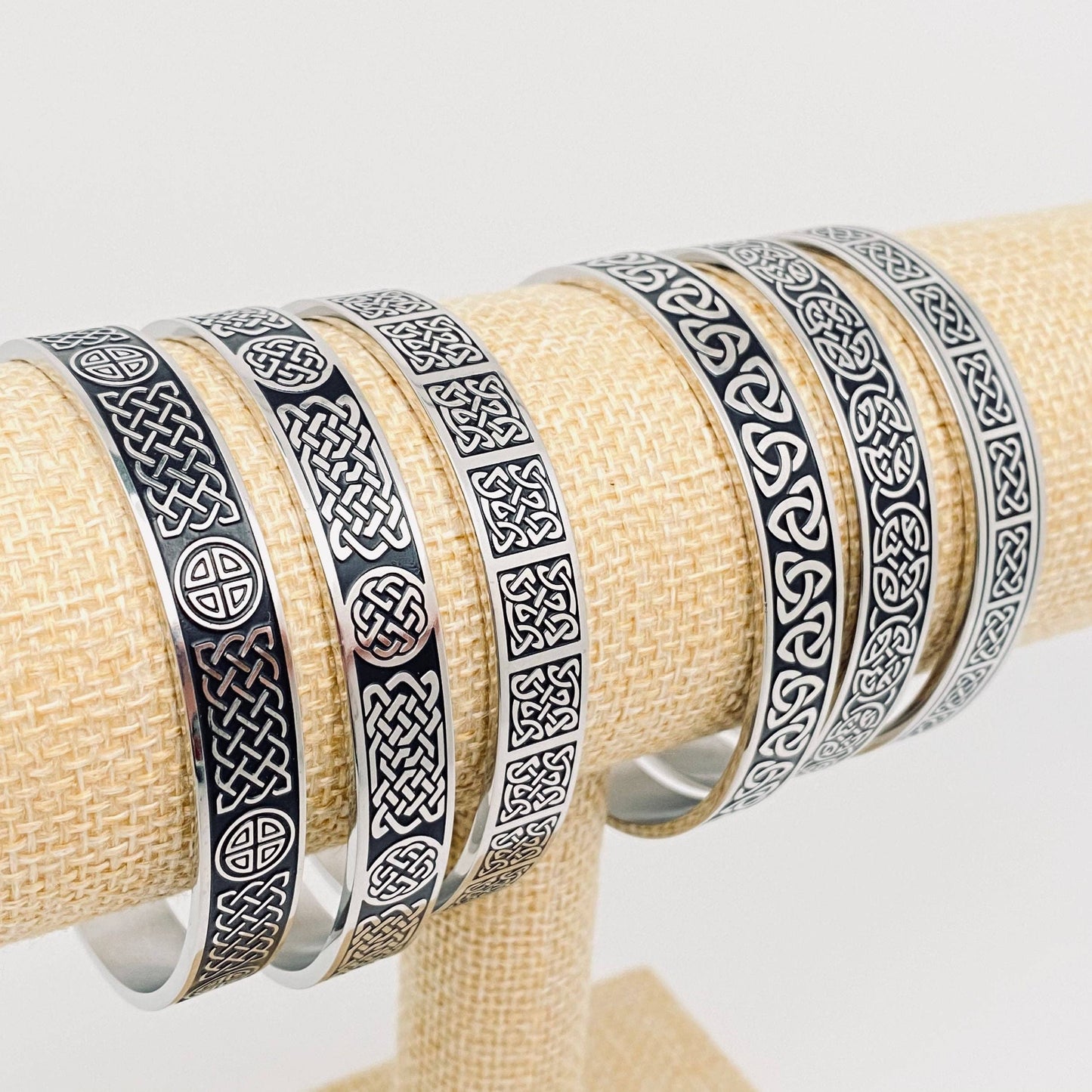 Multi-style Viking Series Stainless Steel Cuff