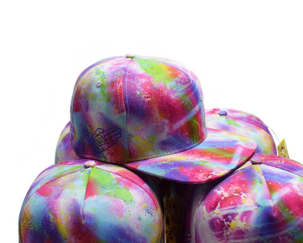 Marbleized Madness Limited Edition Flat Brim Hat: Regular & XL