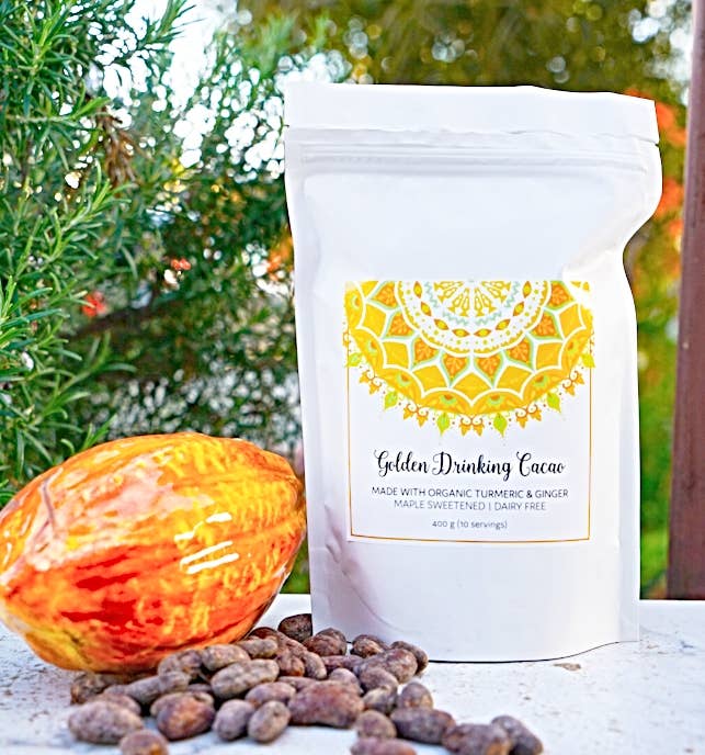 Golden Drinking Cacao