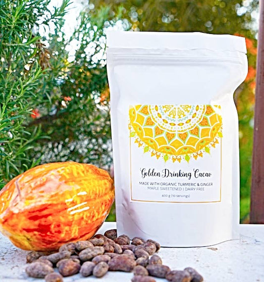 Golden Drinking Cacao