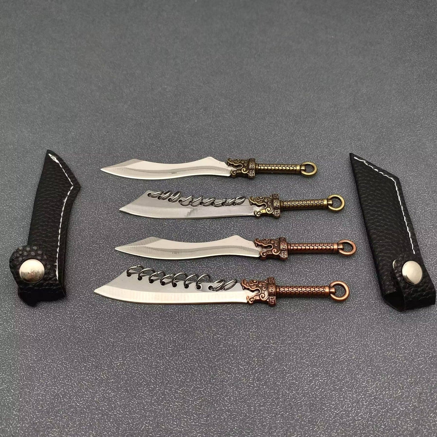 Dragon Head Mini Portable Stainless Steel Knife with Cover