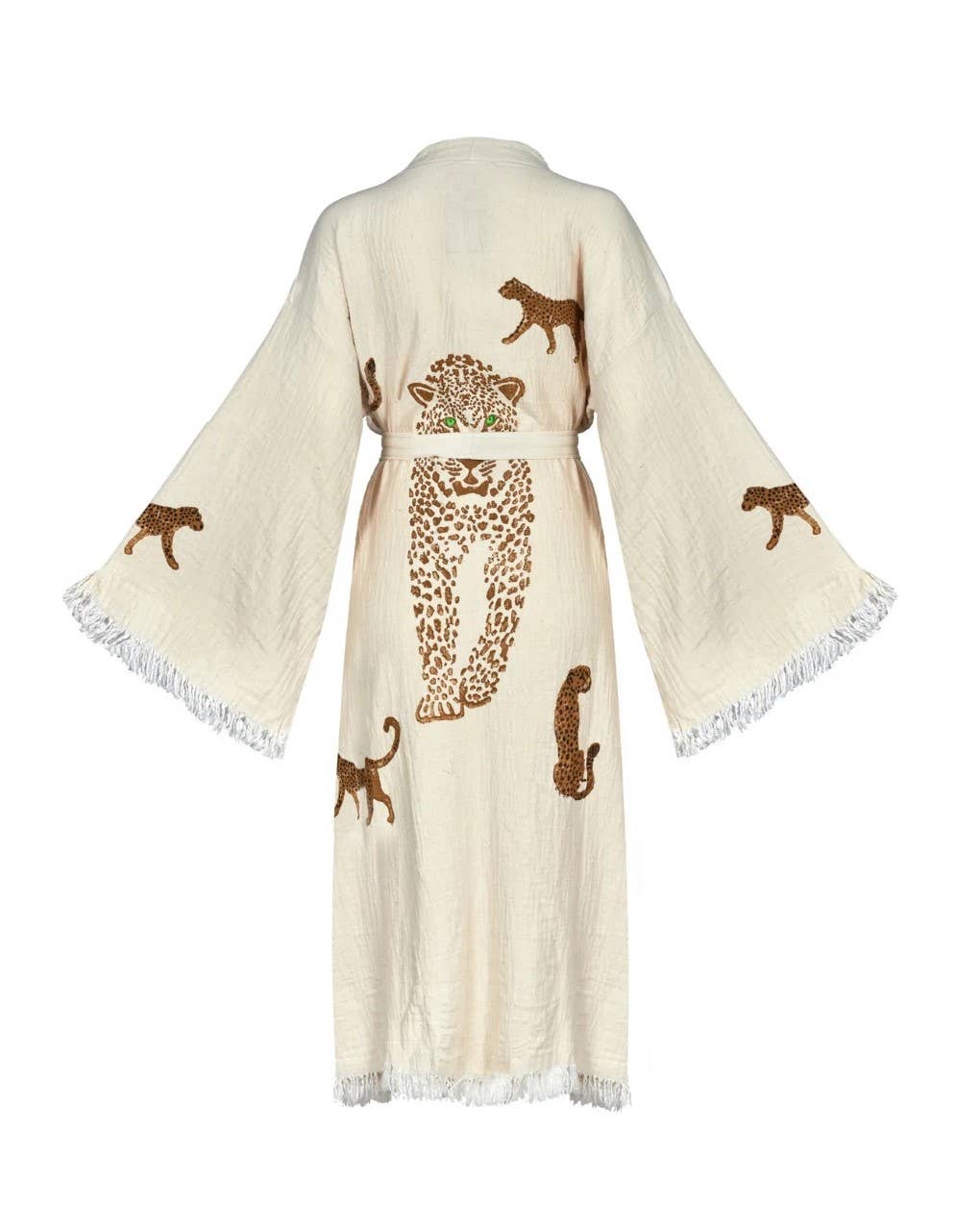 Tan Leopard Robe