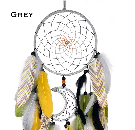Festive Colorful Feather Dream Catcher