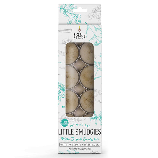 'Little Smudgies' Eucalyptus Sage Smudge Candles (12)