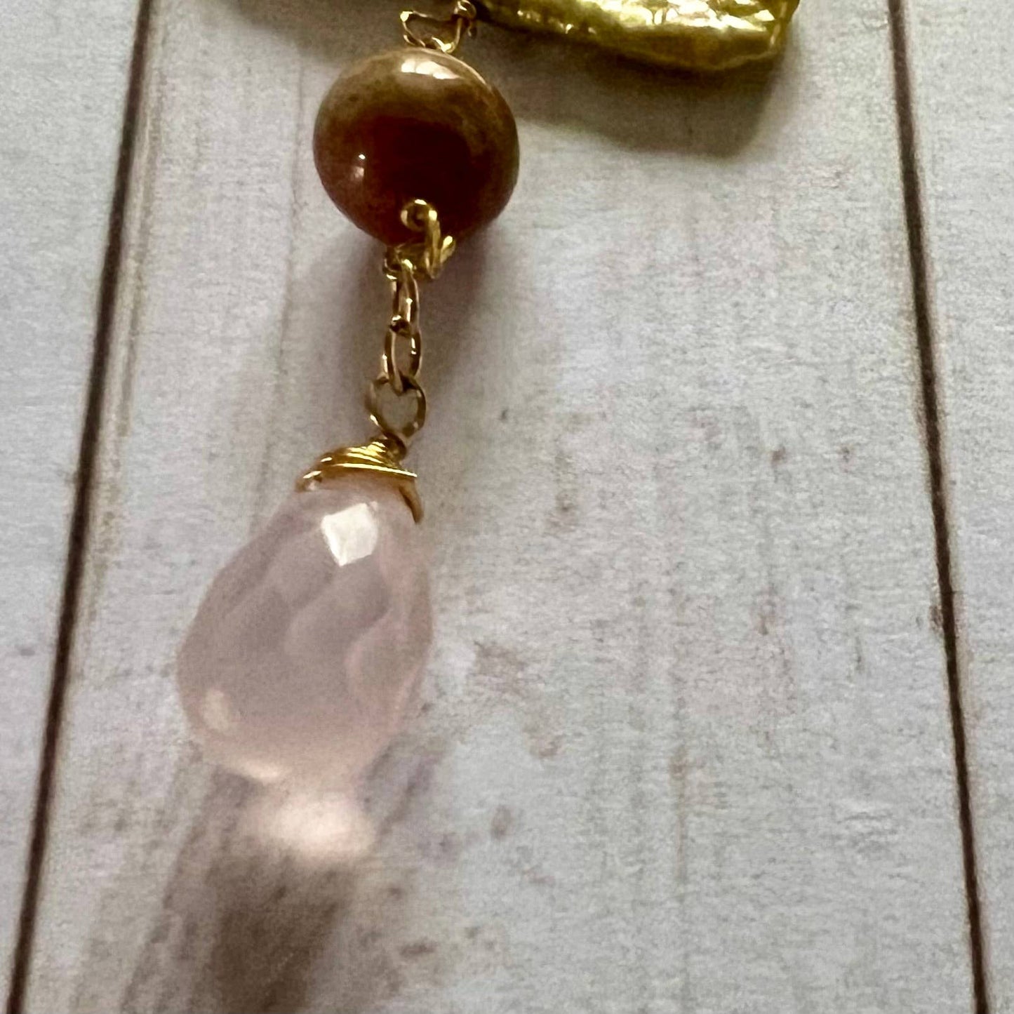 Club Lounge pearl dangle earrings