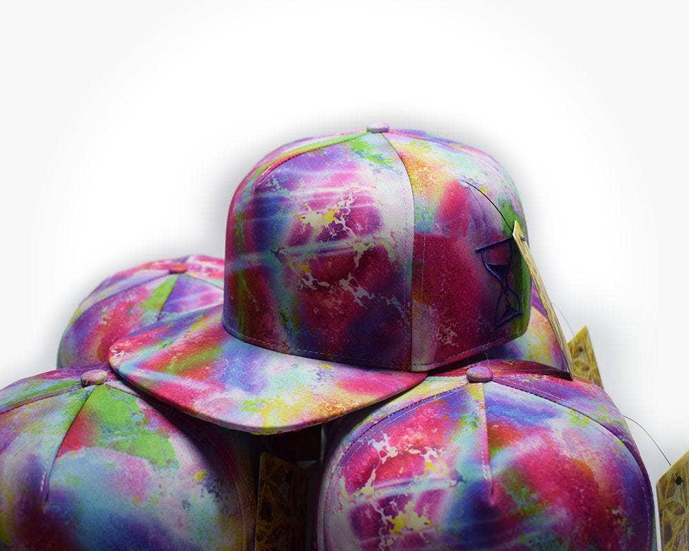 Marbleized Madness Limited Edition Flat Brim Hat: Regular & XL