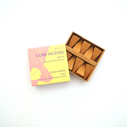 Cone Incense Jasmine, Myrhh, Sandlewood or Frankincese Varieties